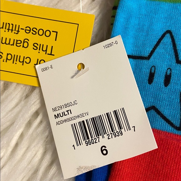 Nintendo Super Mario Gray and Red Pajama Set two sets brand new size 6 - Picture 6 of 8